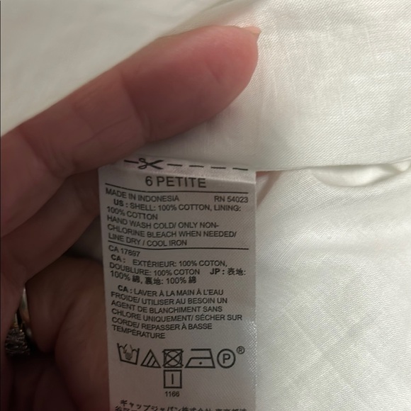 Banana Republic Elegant White Sleeveless Dress - Picture 10 of 10